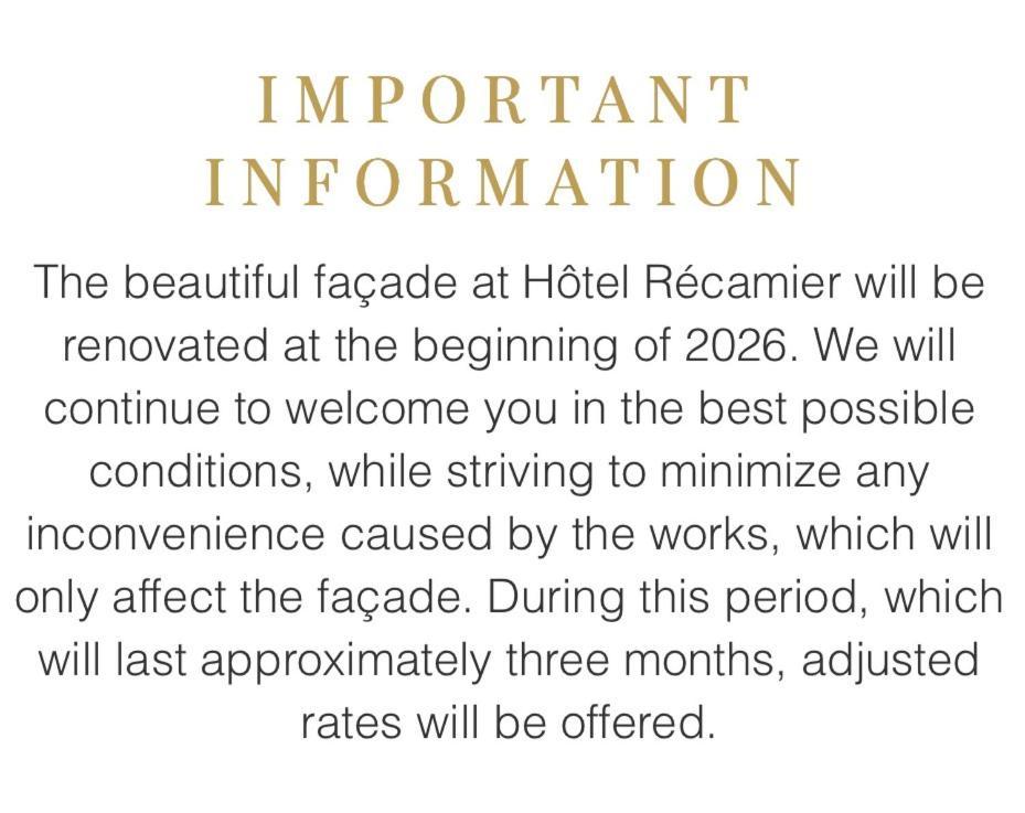 Hotel Recamier Parigi